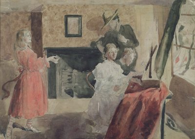 Gruppo di ritratti, 1897-98 da Gwen John